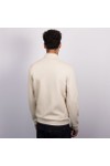 Thomas Maine Mens Off-White Full Zip Sweatshirt