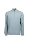 Thomas Maine Mens Blue Zip Pocket 1/4 Zip