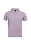 Remus Mens Purple 3 Button Polo Shirt