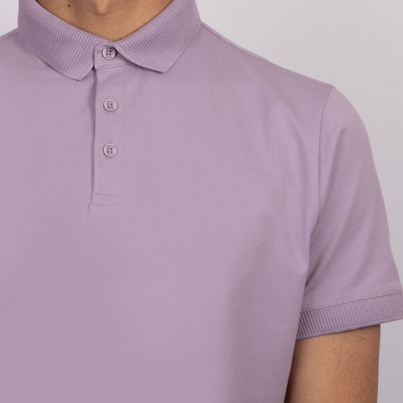 Remus Mens Purple 3 Button Polo Shirt main image