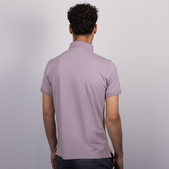 Remus Mens Purple 3 Button Polo Shirt main image