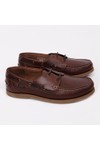 Loake Mens Brown Padstow Boat Shoe