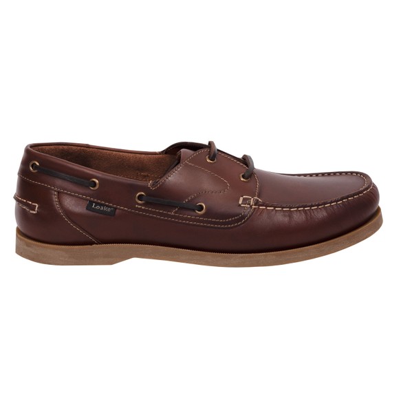 Loake Mens Brown Padstow Boat Shoe