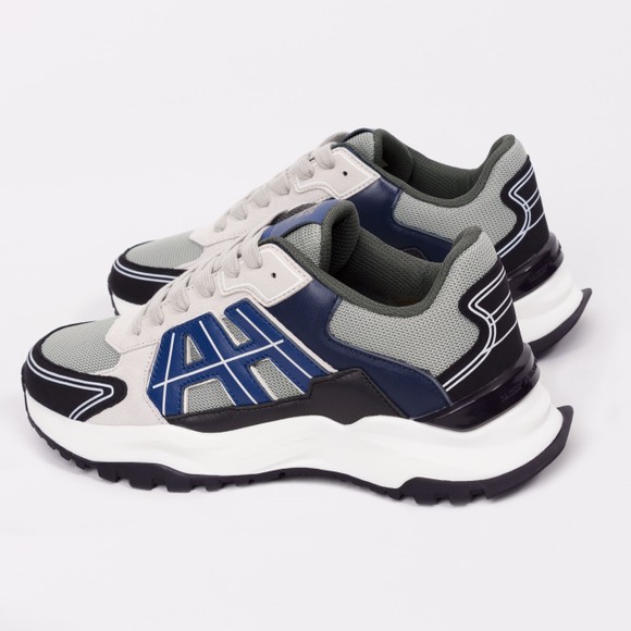 Android Homme Mens Blue AH One Ballistic Nylon Suede/Leather Trainer #3