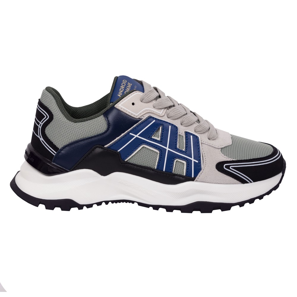 Android Homme AH One Ballistic Nylon Suede/Leather Trainer