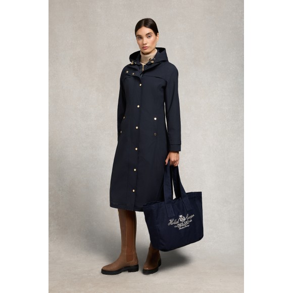 Holland Cooper Womens Blue Folgate Rain Coat #3