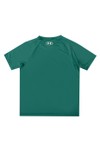 Under Armour Boys Green Split Woodmark SS T-Shirt