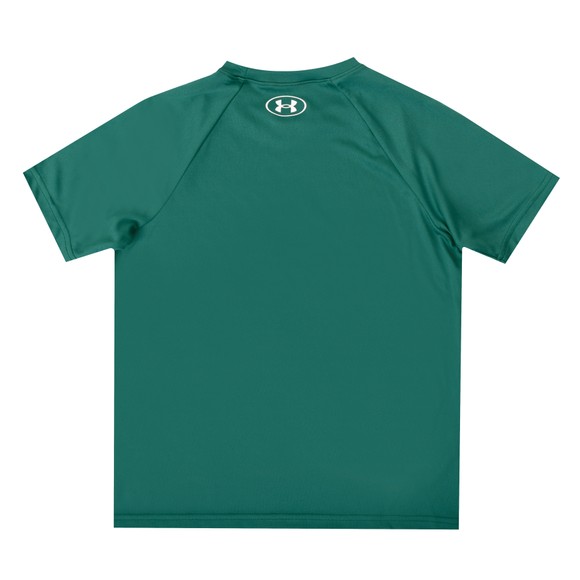 Under Armour Boys Green Split Woodmark SS T-Shirt main image