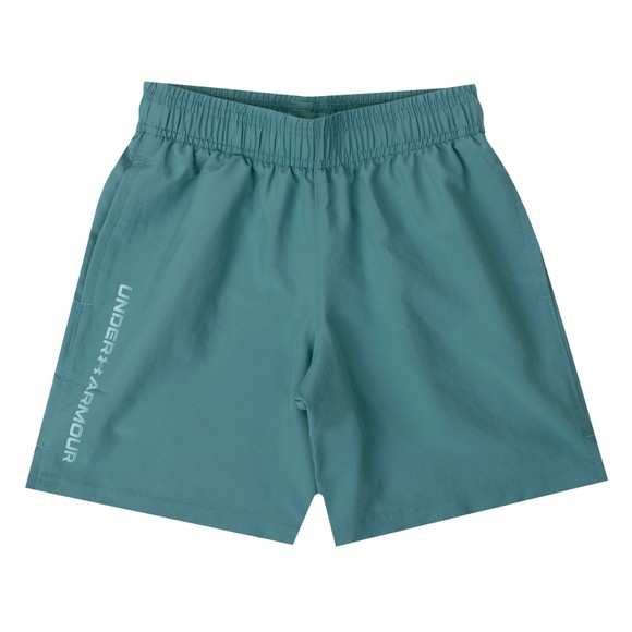 Under Armour Boys Blue UA Tech Woven Wordmark Shorts