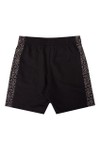 EA7 Emporio Armani Boys Black Tape Monogram Jersey Short