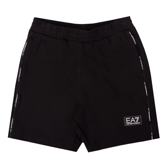 EA7 Emporio Armani Boys Black Boys Taping Jogger Shorts