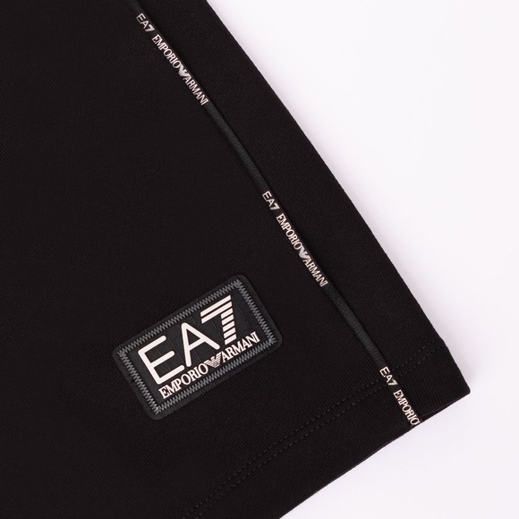 EA7 Emporio Armani Boys Black Boys Taping Jogger Shorts