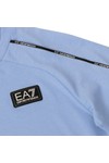 EA7 Emporio Armani Boys Blue Tape Shoulder Jersey T-Shirt