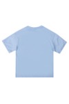 EA7 Emporio Armani Boys Blue Tape Shoulder Jersey T-Shirt