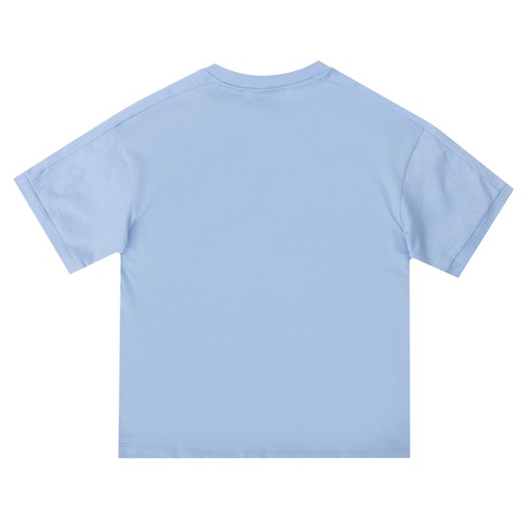 EA7 Emporio Armani Boys Blue Tape Shoulder Jersey T-Shirt main image