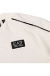 EA7 Emporio Armani Boys Off-White Tape Shoulder Jersey T-Shirt