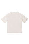 EA7 Emporio Armani Boys Off-White Tape Shoulder Jersey T-Shirt
