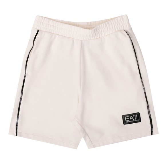 EA7 Emporio Armani Boys Off-White Boys Taping Jogger Shorts
