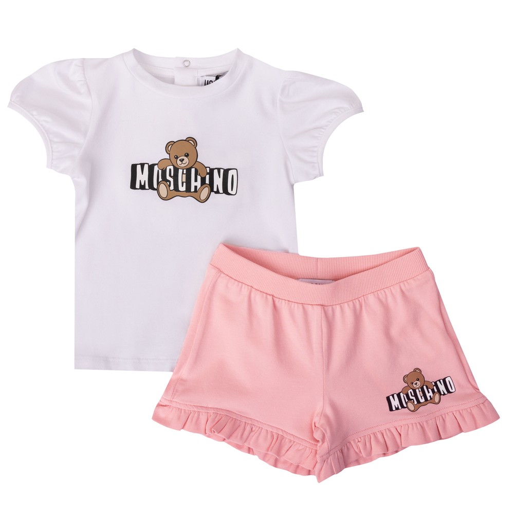 Bear Logo T Shirt &amp; Short Set