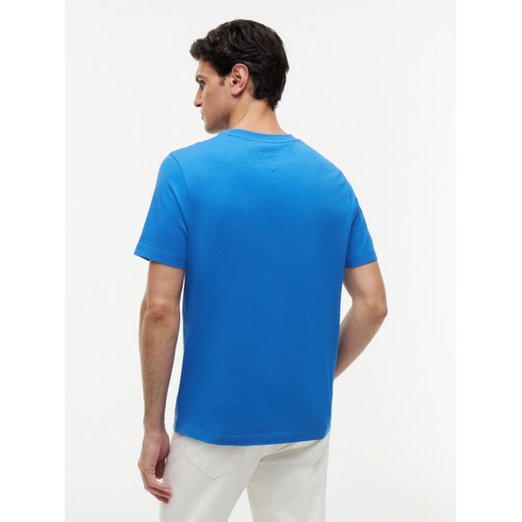 Tommy Hilfiger Mens Blue Brand Love Mono Stack T-Shirt main image