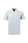 Crew Clothing Company Mens Blue Classic Pique Polo