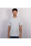Crew Clothing Company Mens Blue Classic Pique Polo