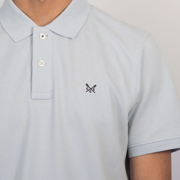 Crew Clothing Company Mens Blue Classic Pique Polo main image