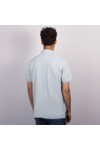 Crew Clothing Company Mens Blue Classic Pique Polo
