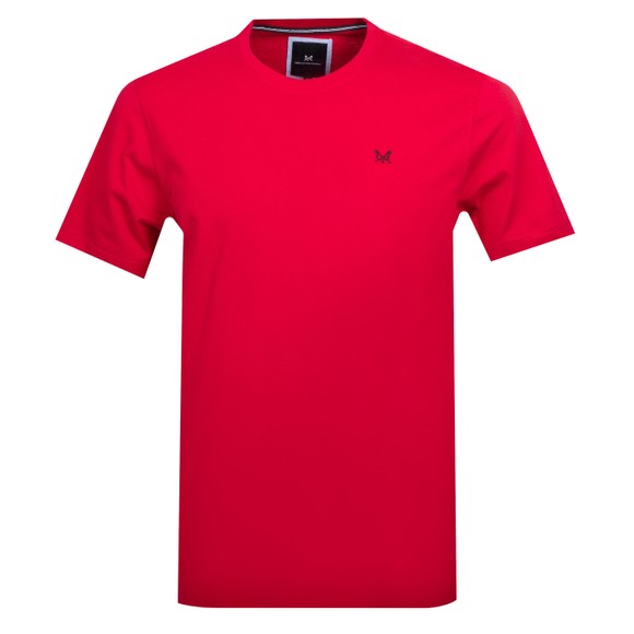 Crew Clothing Company Mens Red Classic T-Shirt
