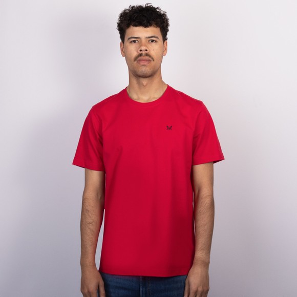Crew Clothing Company Mens Red Classic T-Shirt
