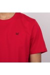 Crew Clothing Company Mens Red Classic T-Shirt