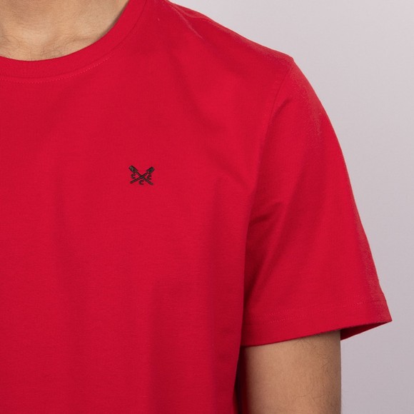Crew Clothing Company Mens Red Classic T-Shirt main image