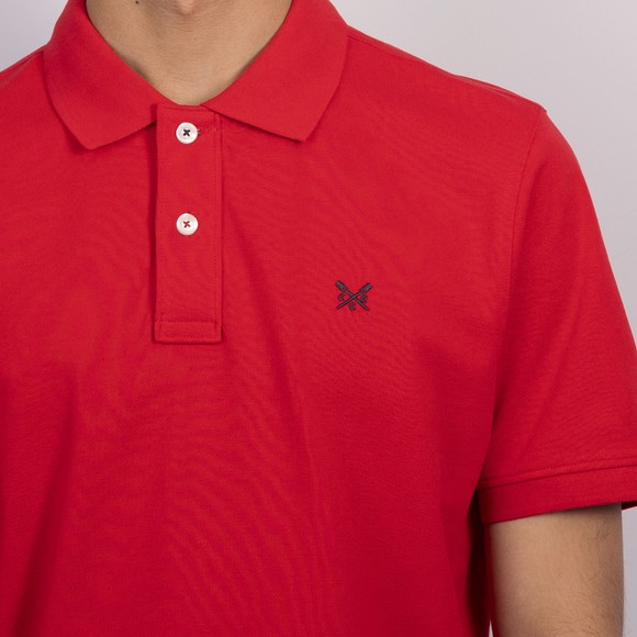 Crew Clothing Company Mens Red Classic Pique Polo main image
