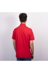 Crew Clothing Company Mens Red Classic Pique Polo