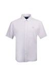 Crew Clothing Company Mens White Short Sleeve Linen Shirt