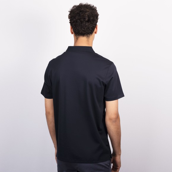 Thomas Maine Mens Blue Open Collar Polo Shirt main image