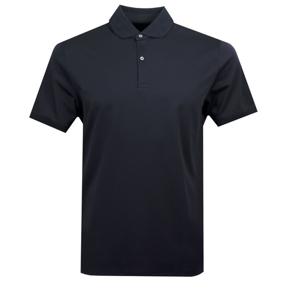 Thomas Maine Mens Blue Button Polo Shirt