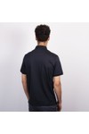Thomas Maine Mens Blue Button Polo Shirt