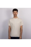 Thomas Maine Mens Off-White Basic Crew Neck T Shirt