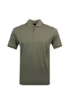 Thomas Maine Mens Grey Button Polo Shirt