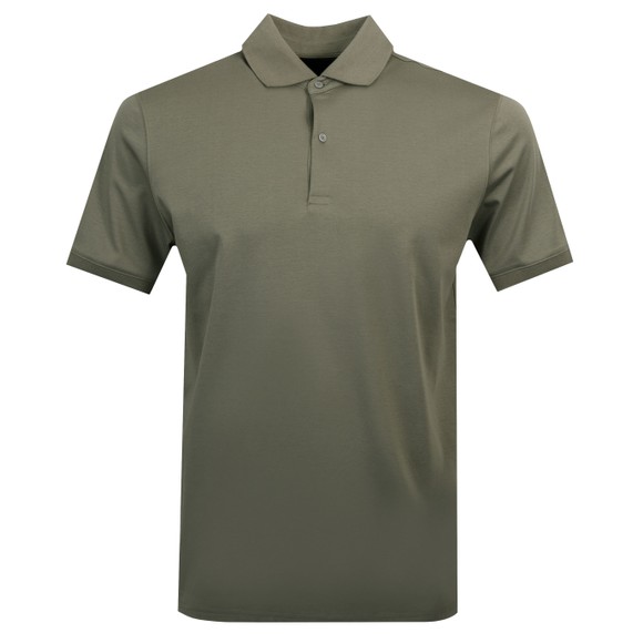 Thomas Maine Mens Grey Button Polo Shirt