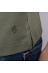 Thomas Maine Mens Grey Button Polo Shirt