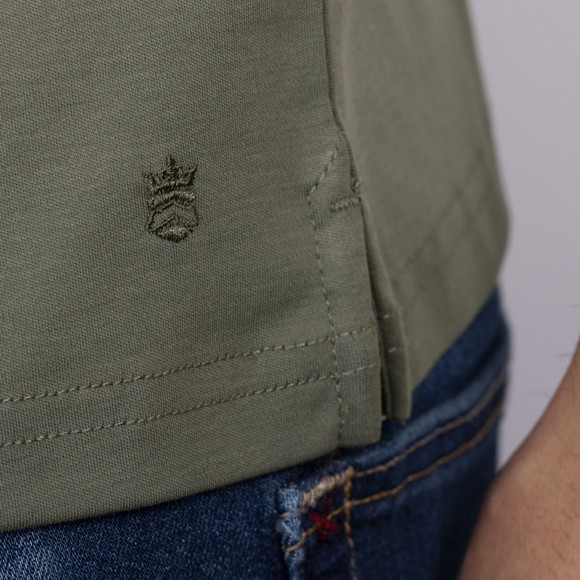 Thomas Maine Mens Grey Button Polo Shirt main image