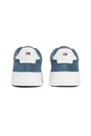 Tommy Hilfiger Mens Blue Suede Court Trainers
