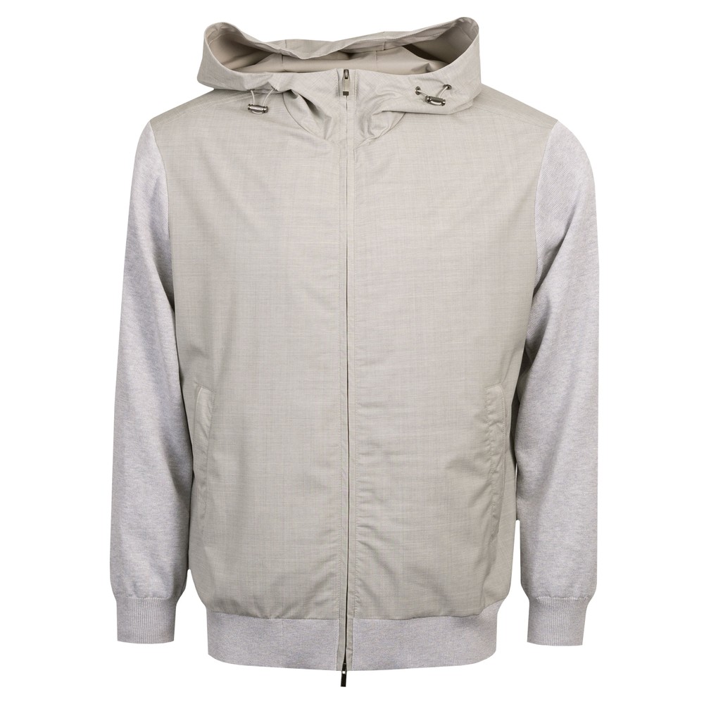 Knitted Cotton Loro Piana Hybrid Jacket