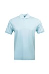 Thomas Maine Mens Blue Button Polo Shirt
