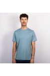 Thomas Maine Mens Blue Basic Crew Neck T Shirt