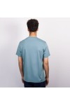 Thomas Maine Mens Blue Basic Crew Neck T Shirt