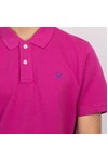 Crew Clothing Company Mens Purple Classic Pique Polo