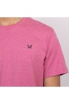 Crew Clothing Company Mens Purple Classic T-Shirt